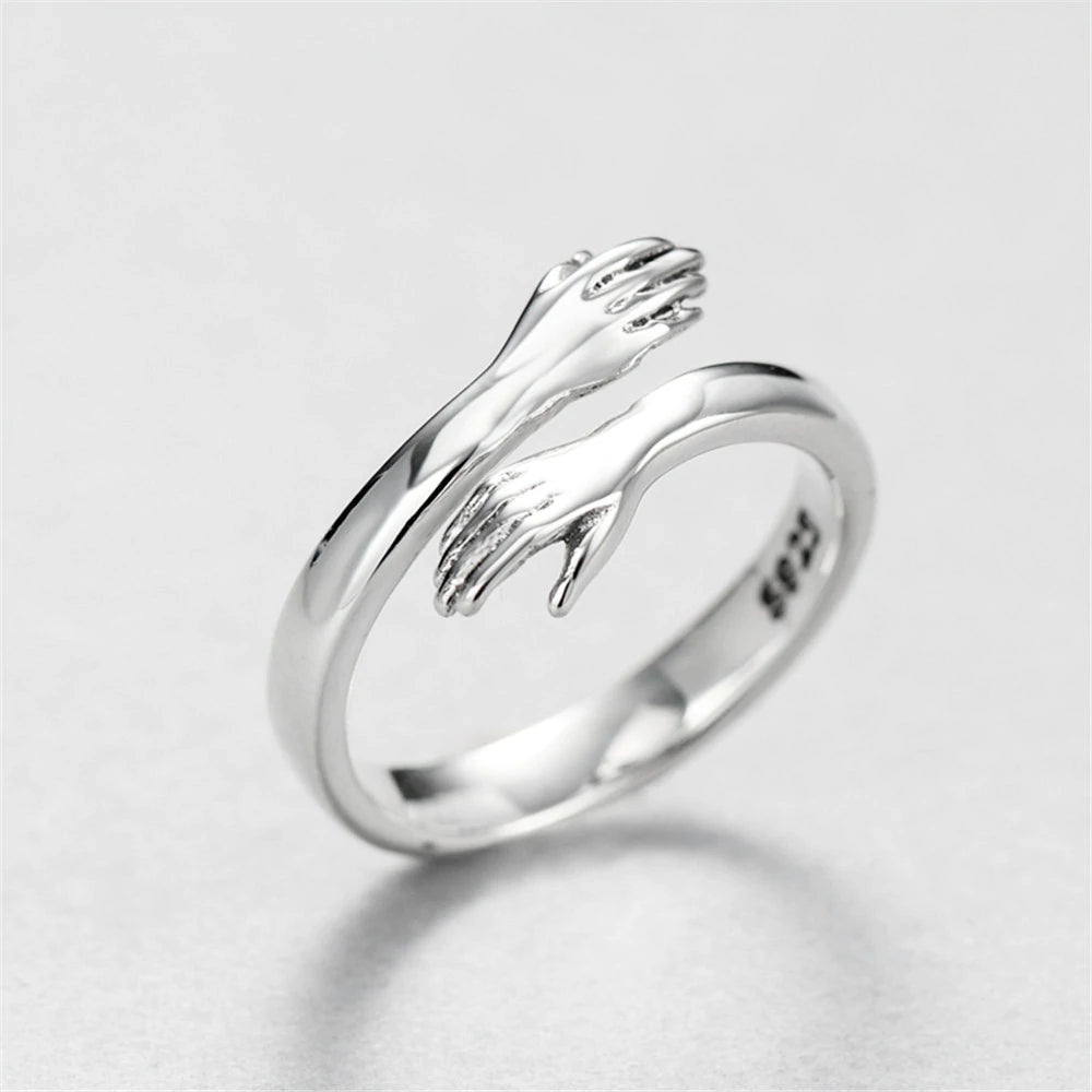 Hug Ring - S925 Sterling Silver