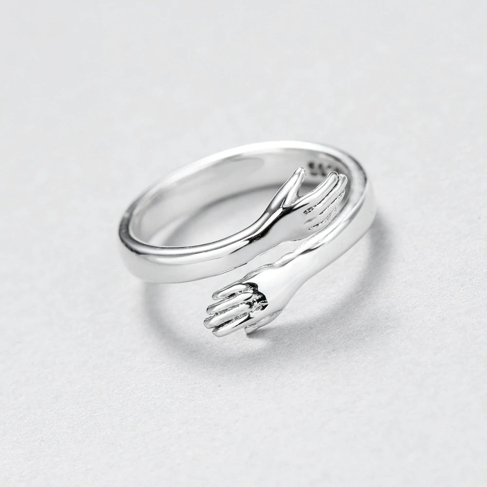 Hug Ring - S925 Sterling Silver