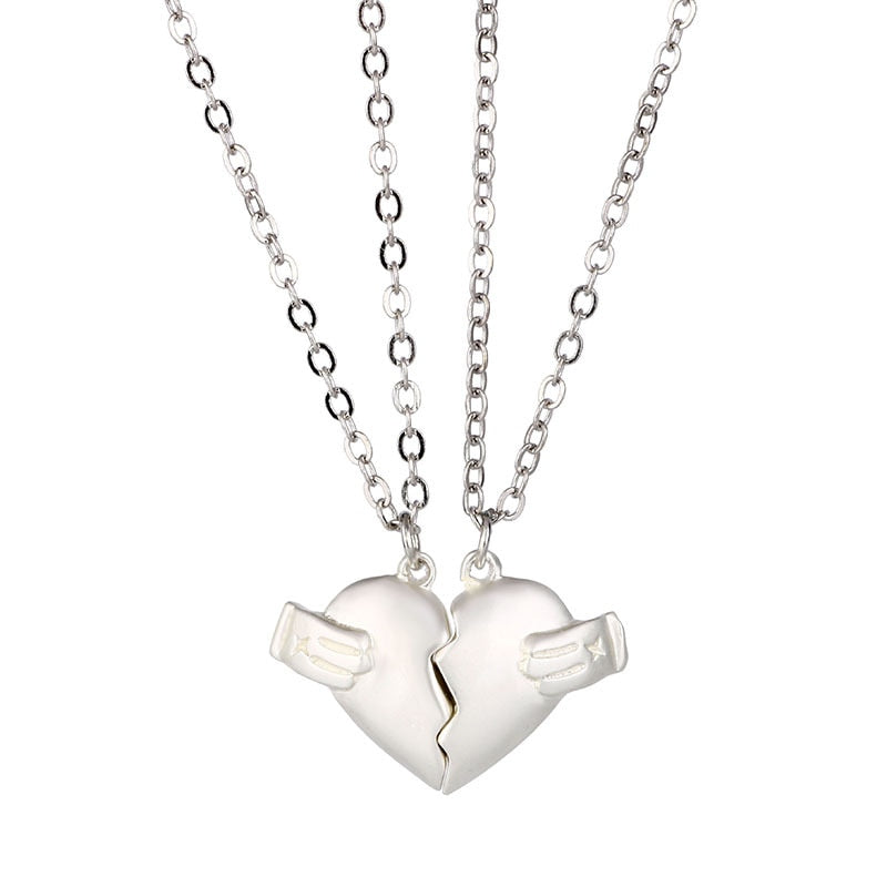 Magnetic Necklace Heart - Touch