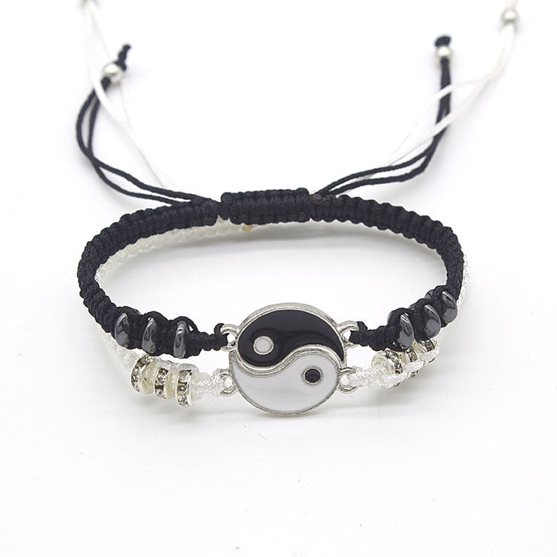 Couple Necklace + Bracelet Ying & Yang