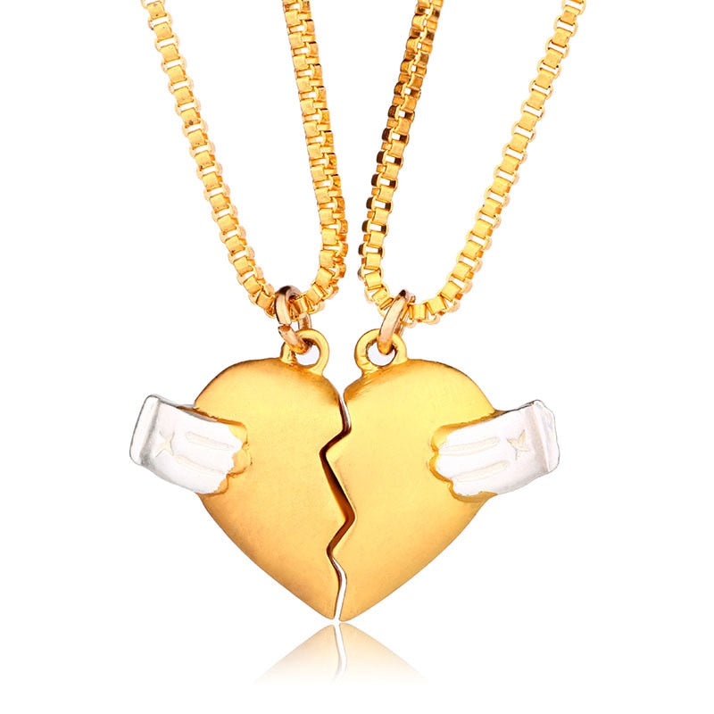 Magnetic Necklace Heart - Touch