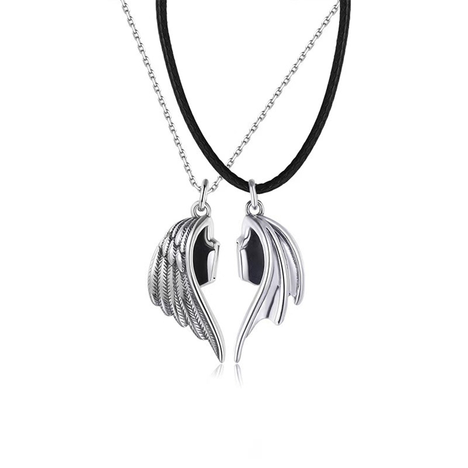 Magnetic Necklace Angel & Devil