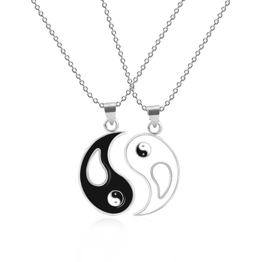 Couple Necklace + Bracelet Ying & Yang