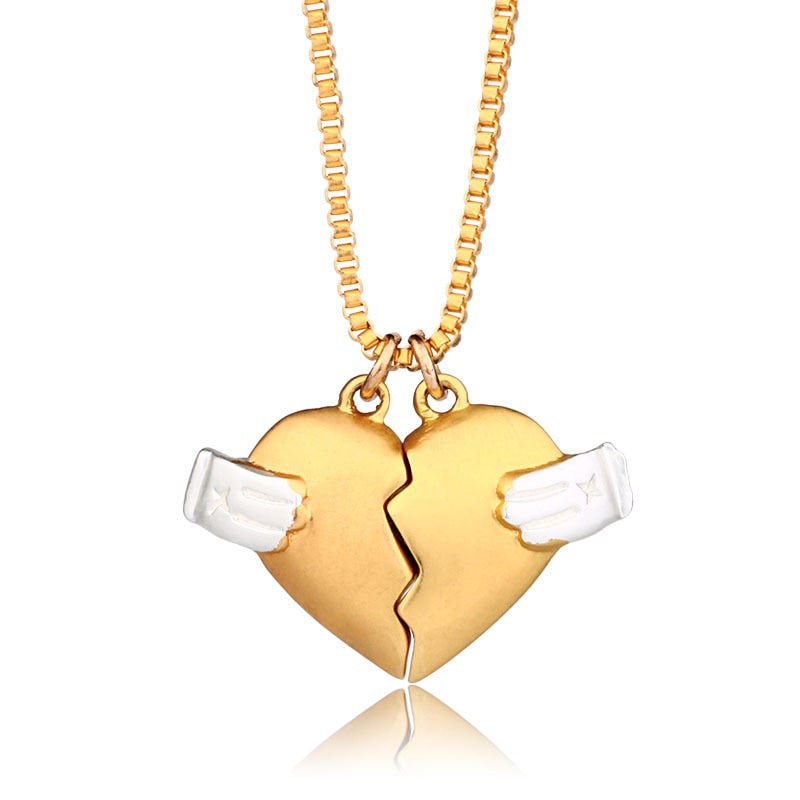 Magnetic Necklace Heart - Touch