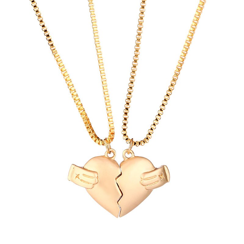 Magnetic Necklace Heart - Touch