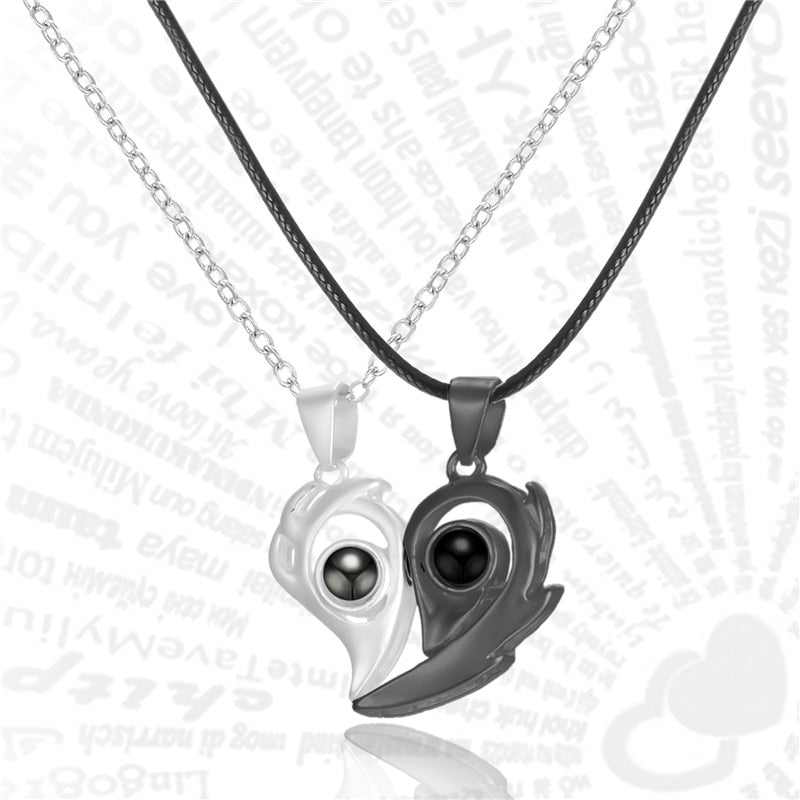 Magnetic Necklace Maori Heart