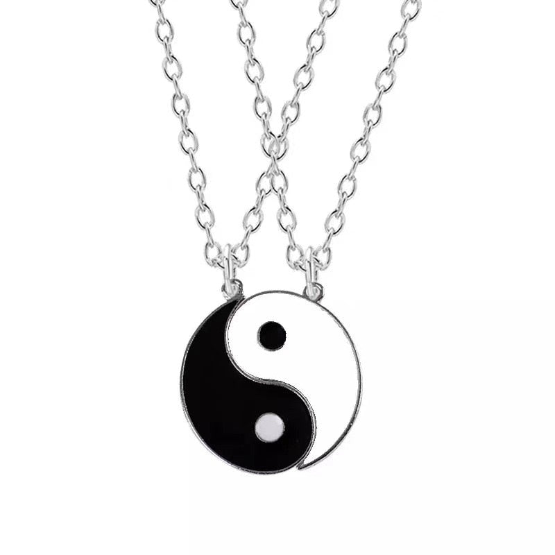 Couple Necklace + Bracelet Ying & Yang