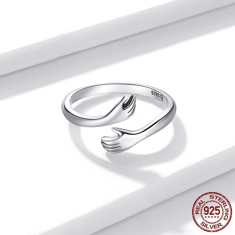 Hug Ring - S925 Sterling Silver