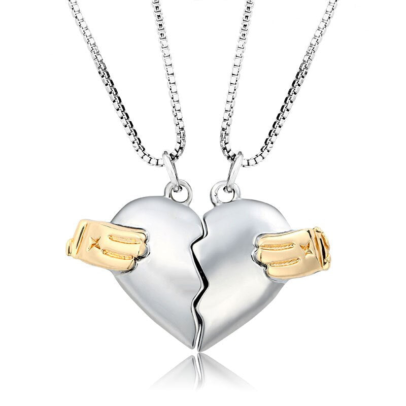 Magnetic Necklace Heart - Touch