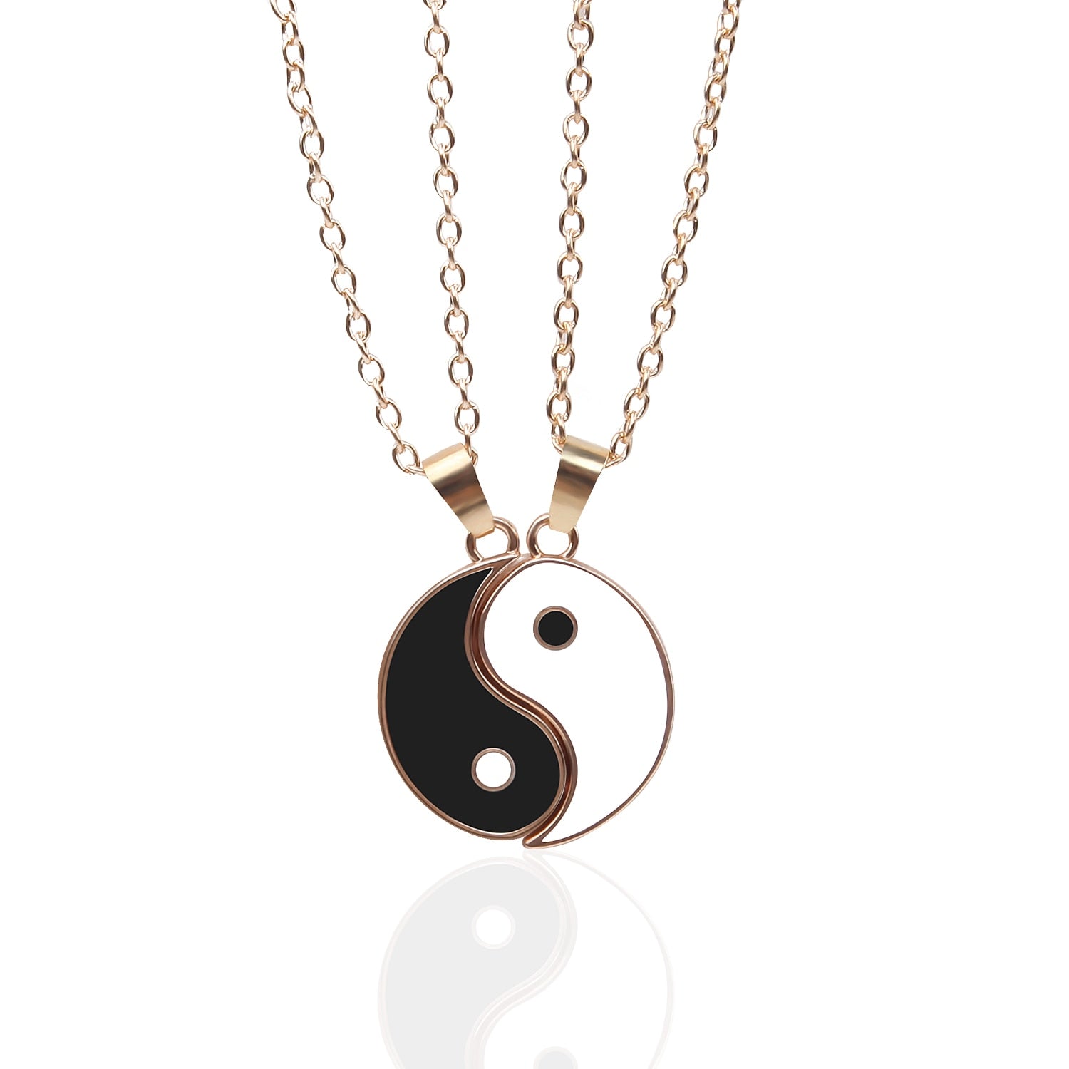 Couple Necklace + Bracelet Ying & Yang