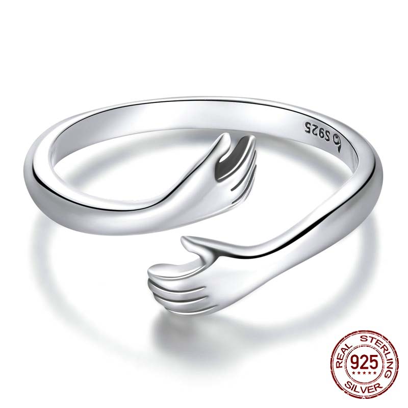 Hug Ring - S925 Sterling Silver