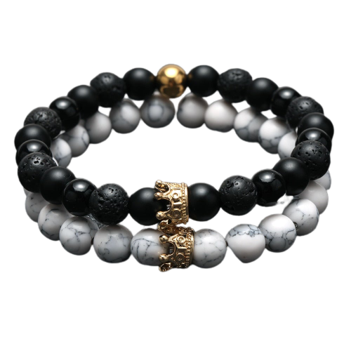 King & Queen Crown Bracelet