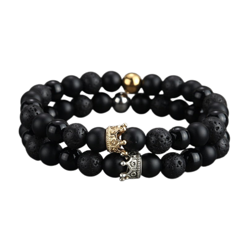 King & Queen Crown Bracelet